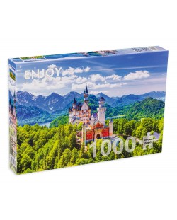 Παζλ  Enjoy από 1000 κομμάτια - Κάστρο Neuschwanstein το καλοκαίρι, Γερμανία